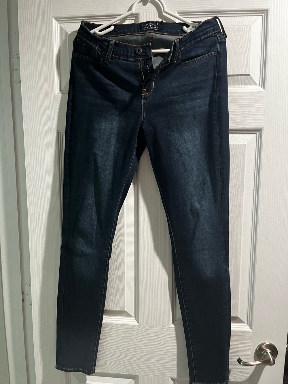 Lucky Brand Women's Dark Indigo Skinny Jeans